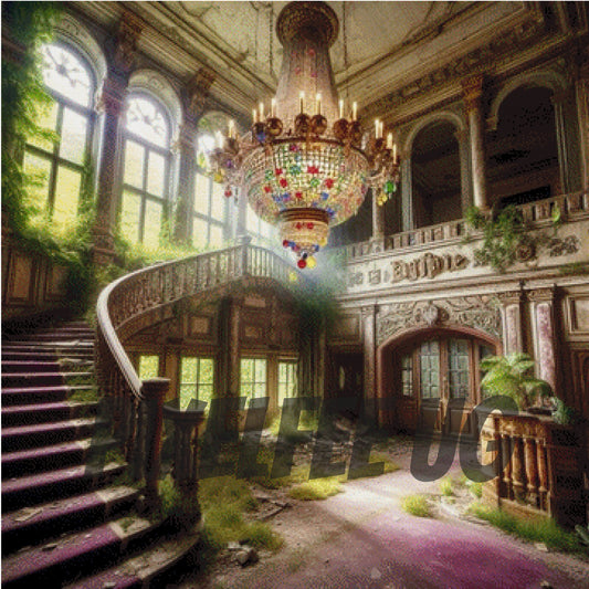 Pixelfee Diamond Painting lost place foyer von Raven