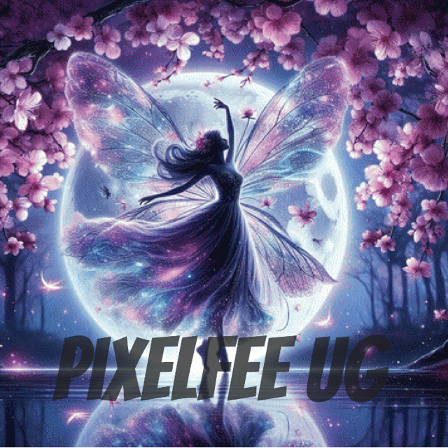 Pixelfee Diamond Painting Dancing in the Moonlight von Sandrietta_ai