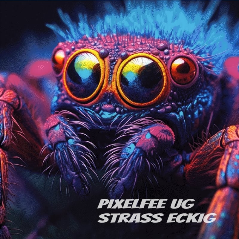 Pixelfee Diamond Painting Spider von Sandrietta_ai