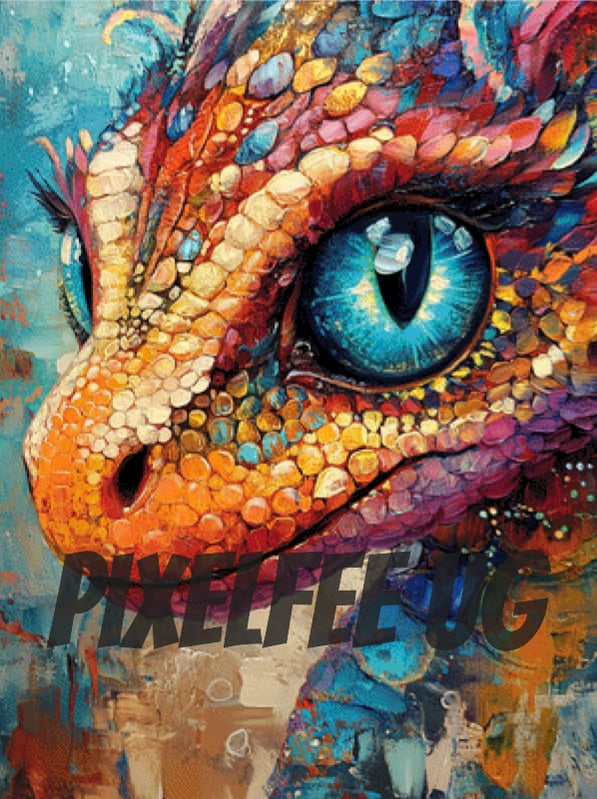 Pixelfee Diamond Painting Drachenprinz von Kreativköter