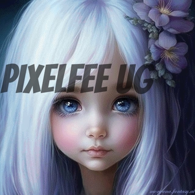 Pixelfee Diamond Painting Silver von Morgana.fantasy.ai