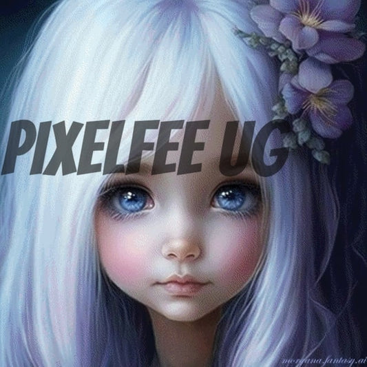 Pixelfee Diamond Painting Silver von Morgana.fantasy.ai
