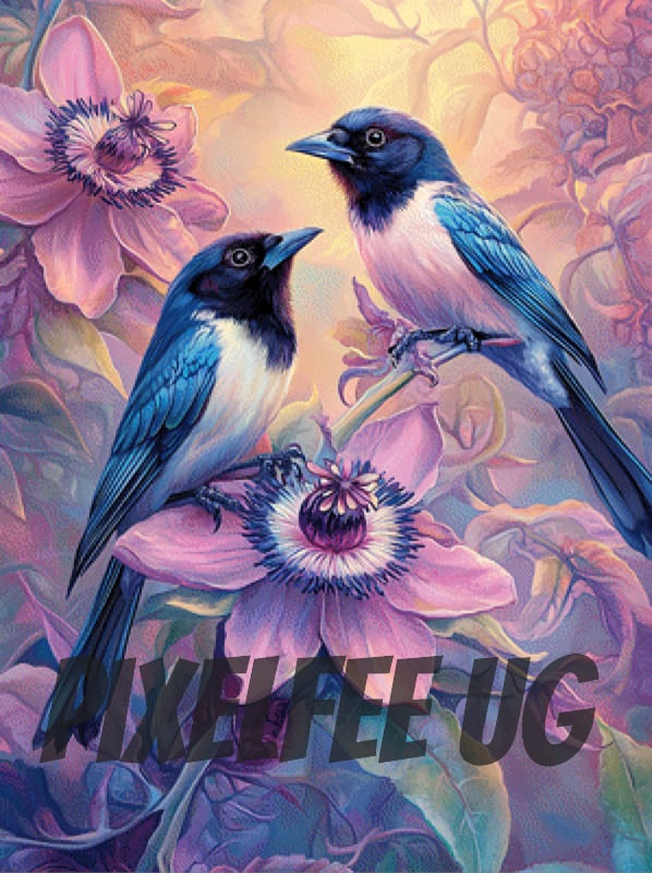 Pixelfee Diamond Painting Fly with me von Sandrietta_ai