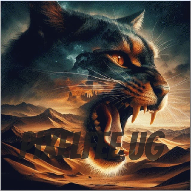 Pixelfee Diamond Painting Beast of desert von Pears
