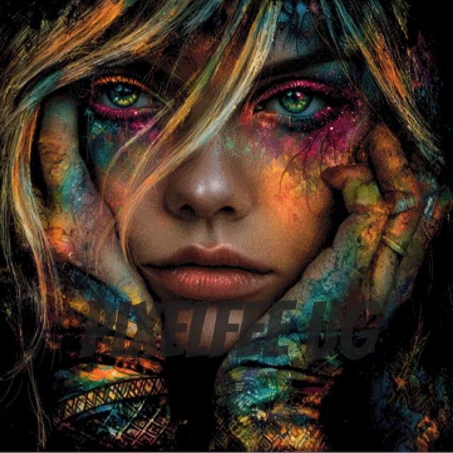 Pixelfee Diamond Painting Blacklight von Lexxa
