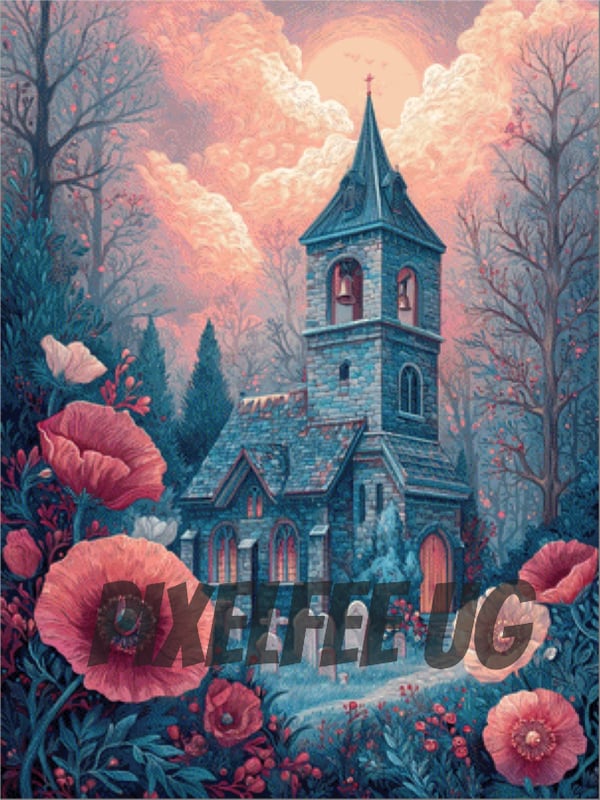 Pixelfee Diamond Painting Garten der Erinnerung von Sandrietta_ai