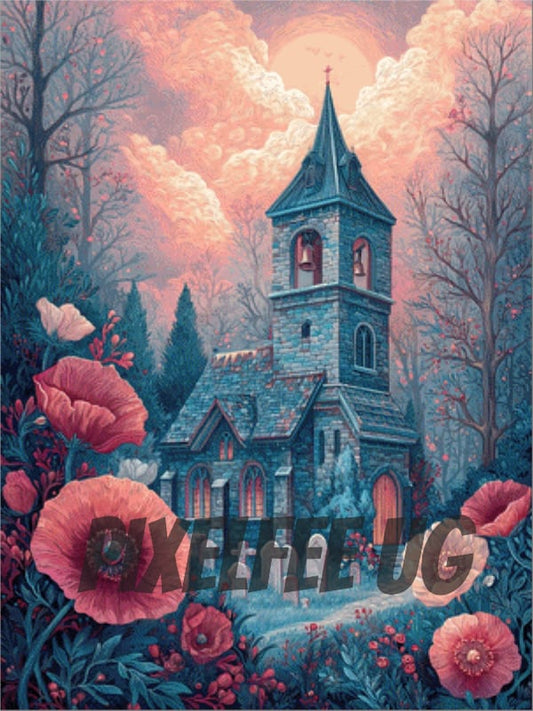 Pixelfee Diamond Painting Garten der Erinnerung von Sandrietta_ai