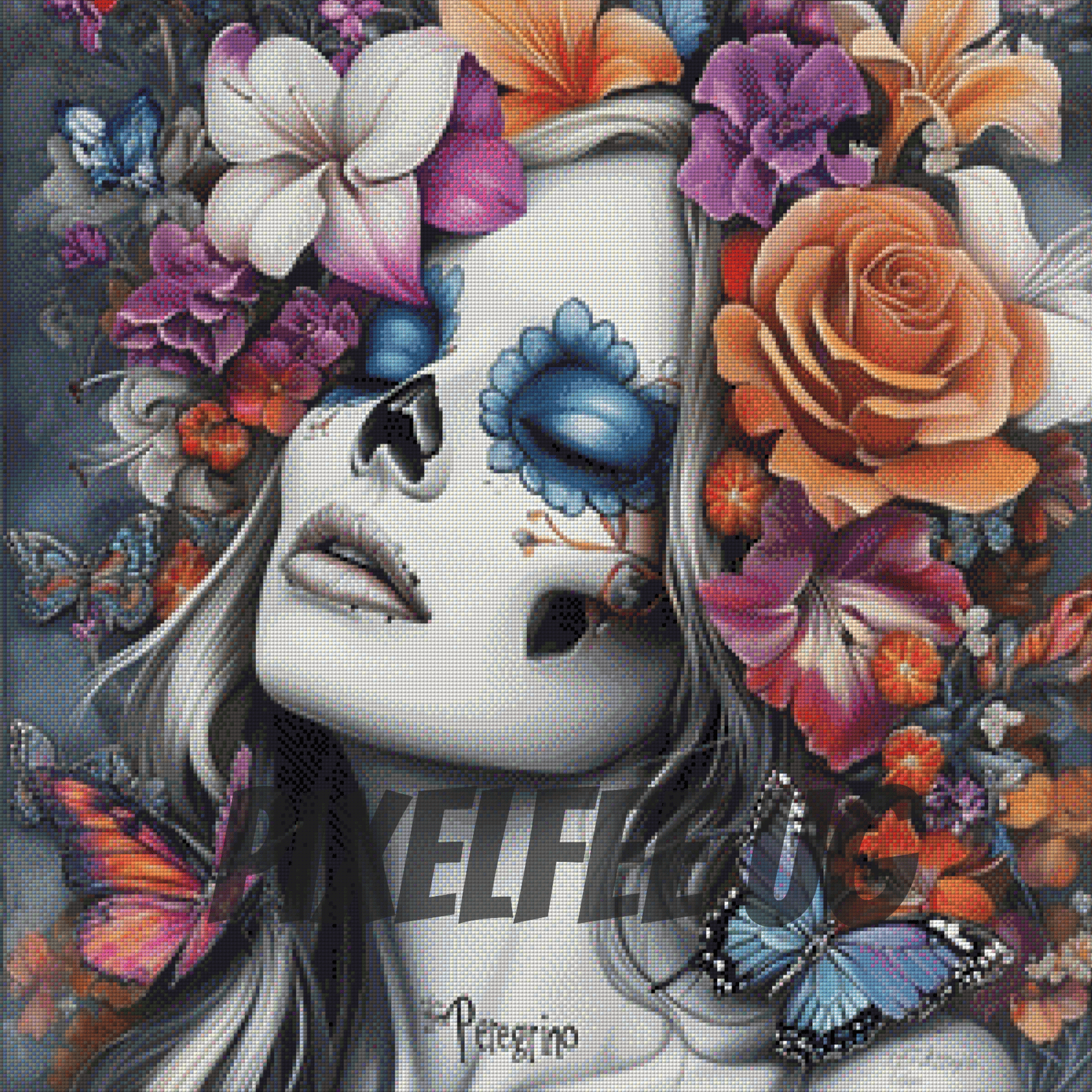 Pixelfee Diamond Painting FlowerMuerta von ArtRosa