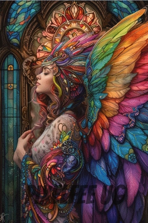 Pixelfee Diamond Painting Beautyful Wings von Sandrietta_ai