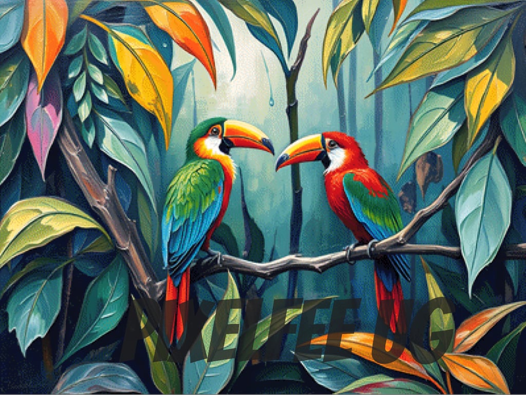 Pixelfee Diamond Painting Wenn ich ein Vöglein wär... #2 von Pears
