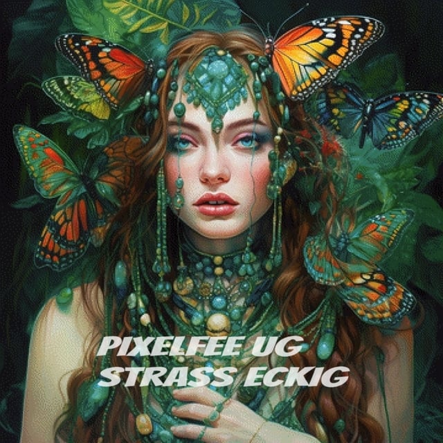Pixelfee Diamond Painting Monarch Girl von Sandrietta_ai