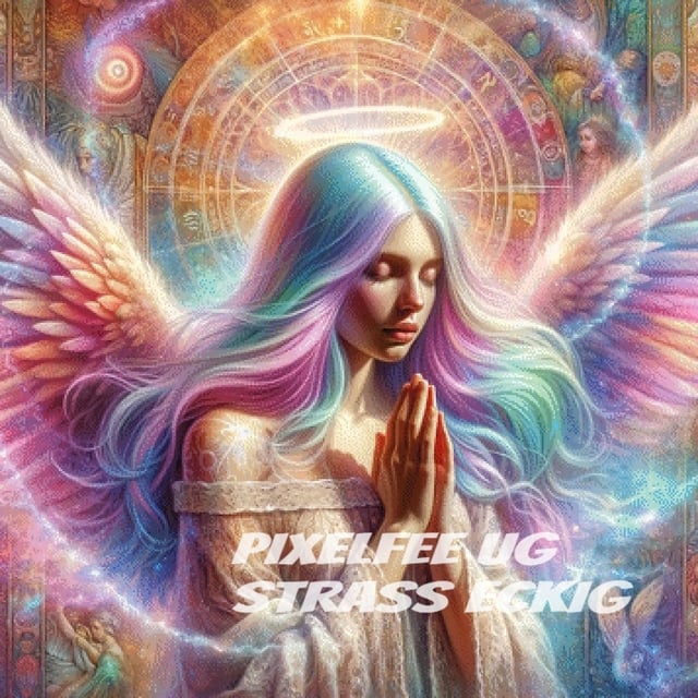 Pixelfee Diamond Painting Praying Angel von Sandrietta_ai