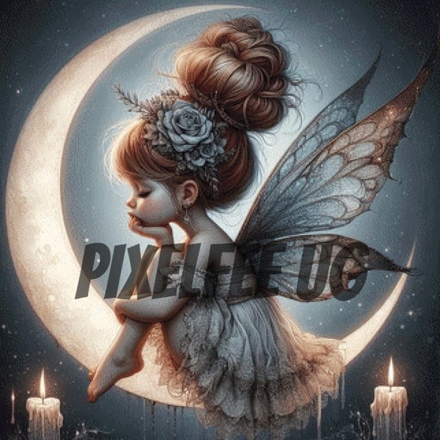 Pixelfee Diamond Painting Little Angel von Morgana.fantasy.ai