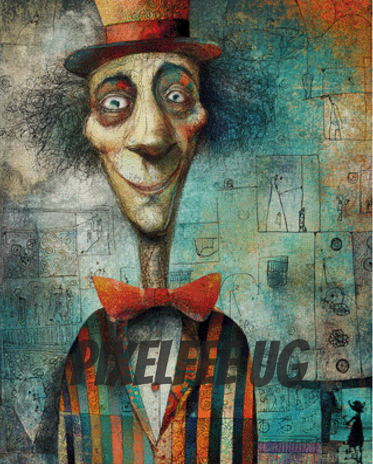 Pixelfee Diamond Painting Mr. Quirky von Kreativköter