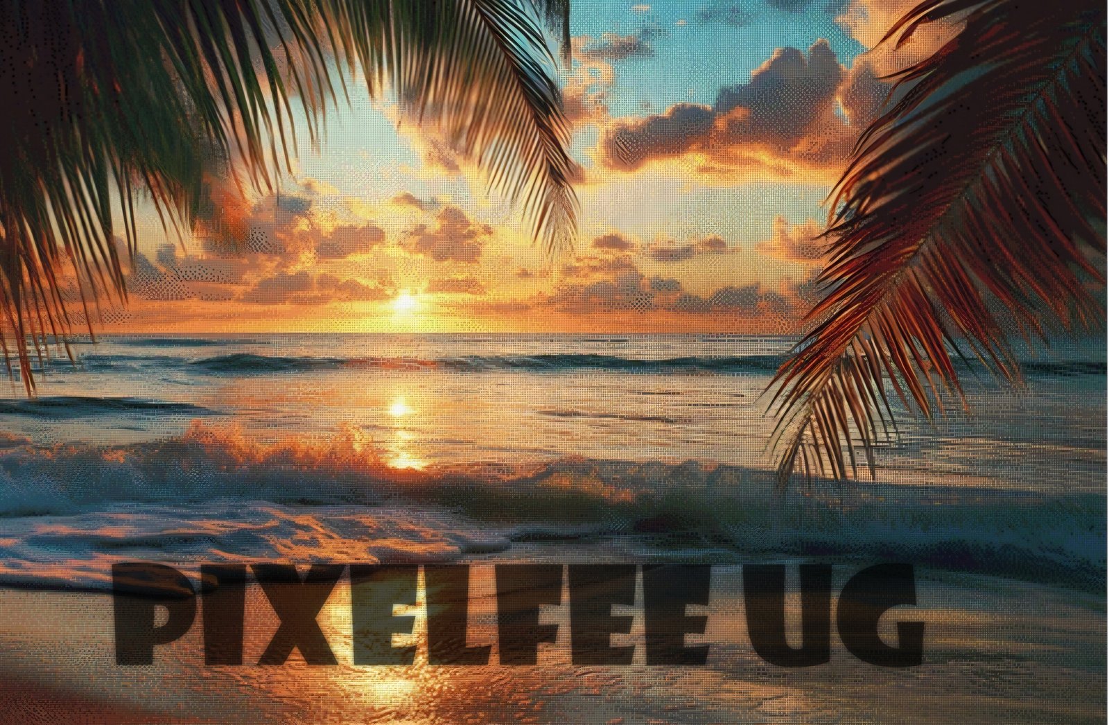 Pixelfee Diamond Painting Beachfeeling von Kreativköter
