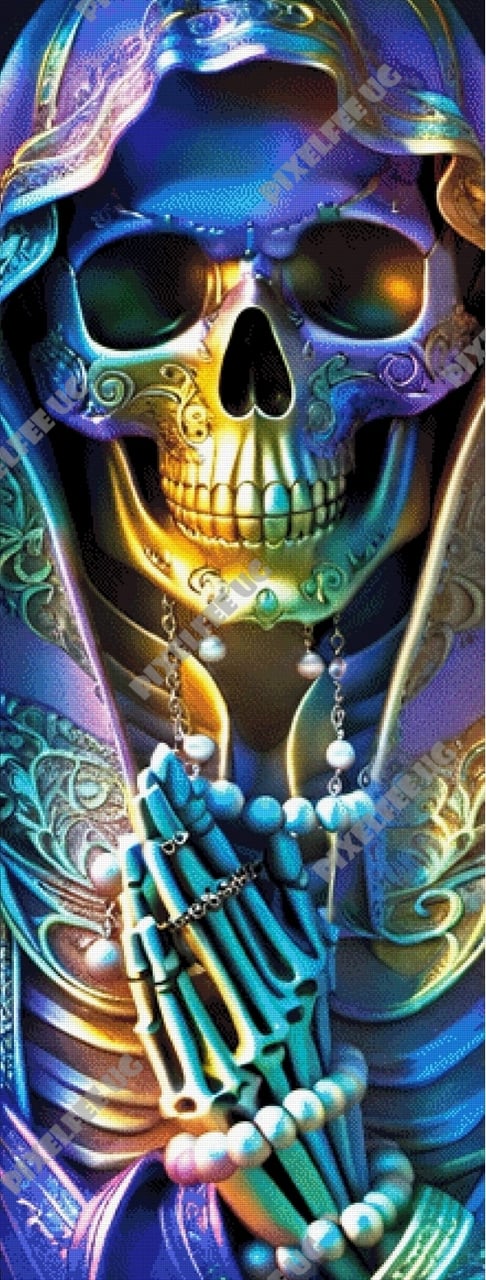 Pixelfee Diamond Painting Dazzling Death von Pears