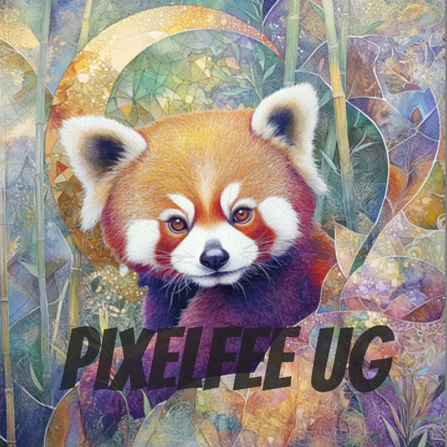 Pixelfee Diamond Painting Red Panda #2 von Sandrietta_ai