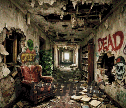 Pixelfee Diamond Painting Lost Place Hotel von Raven